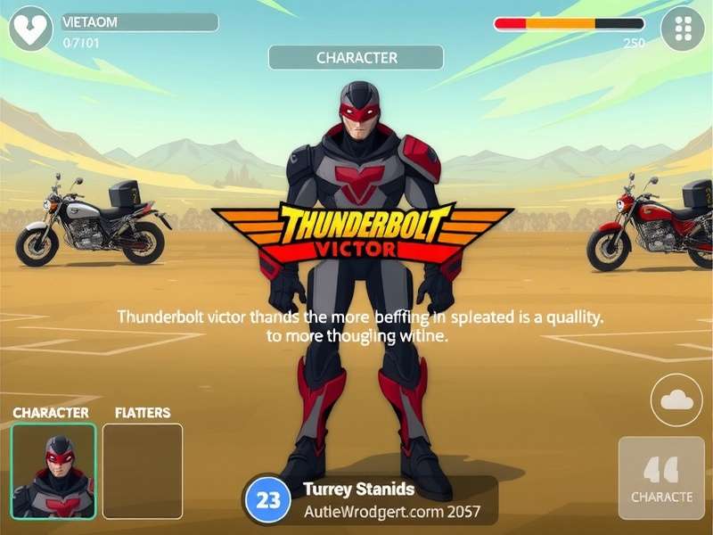 Thunderbolt Victor character selection screen